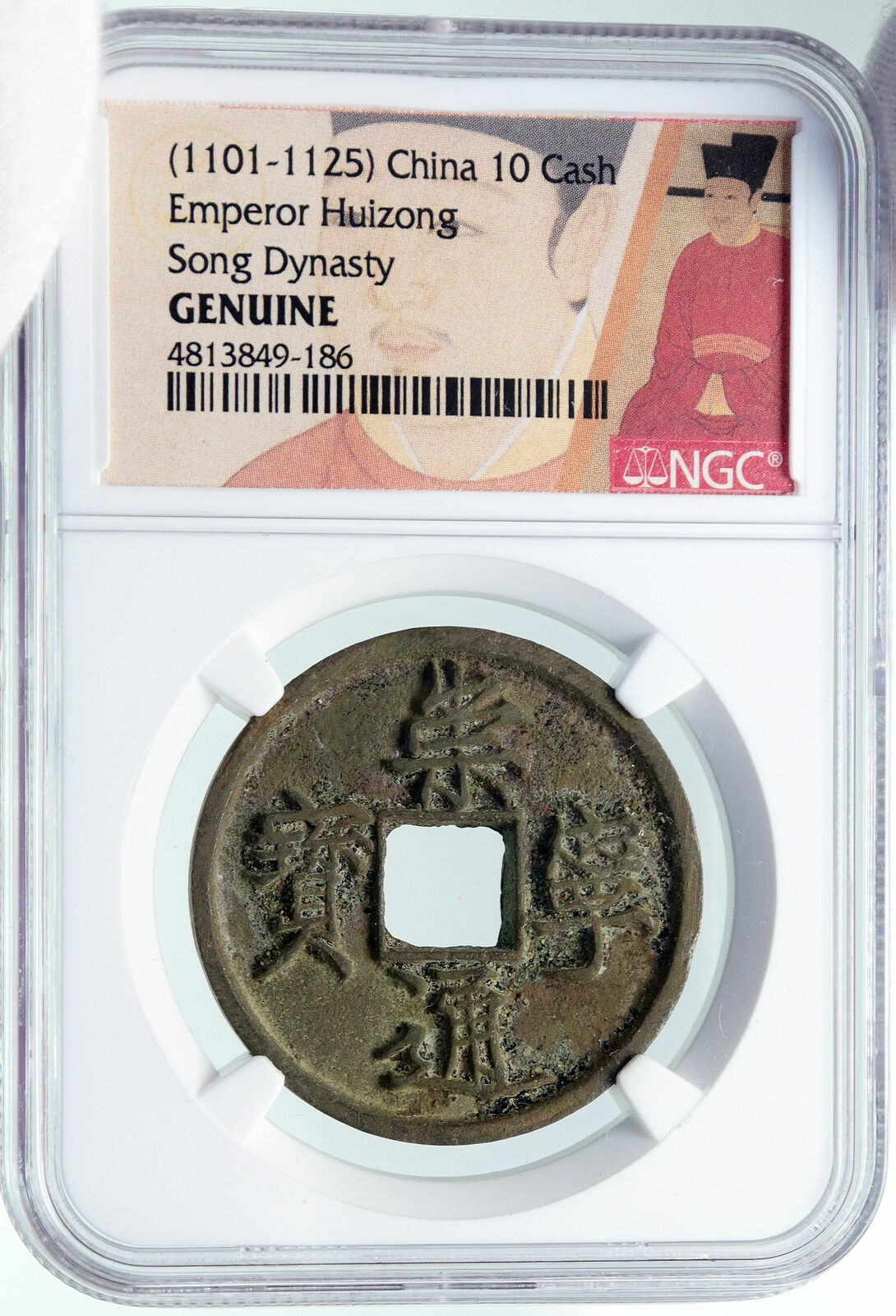 1101AD CHINESE Northern Song Dynasty Antique HUI ZONG Cash Coin CHINA NGC i86296