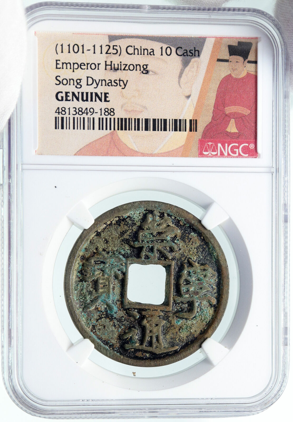 1101AD CHINESE Northern Song Dynasty Antique HUI ZONG Cash Coin CHINA NGC i86298