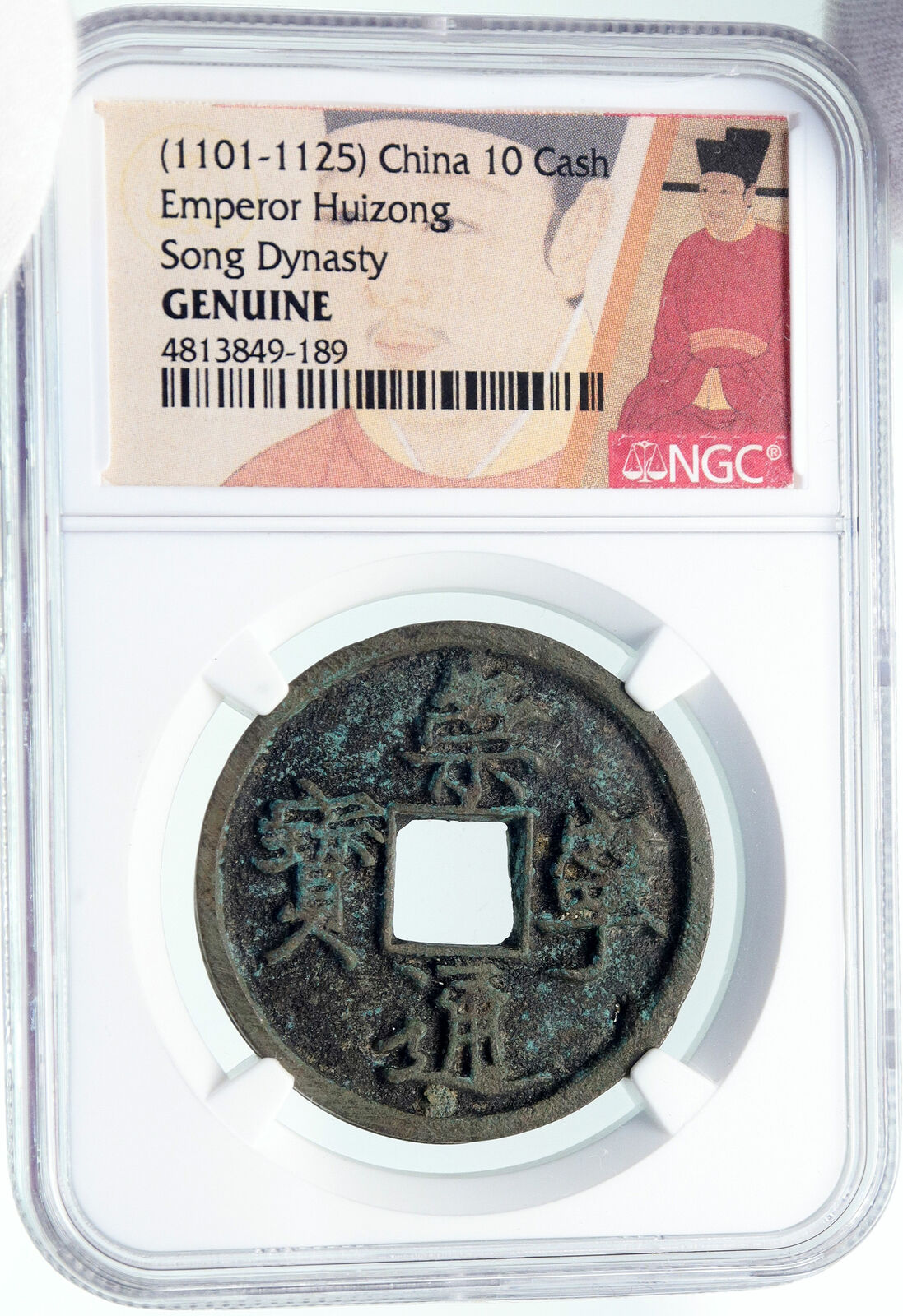 1101AD CHINESE Northern Song Dynasty Antique HUI ZONG Cash Coin CHINA NGC i86299