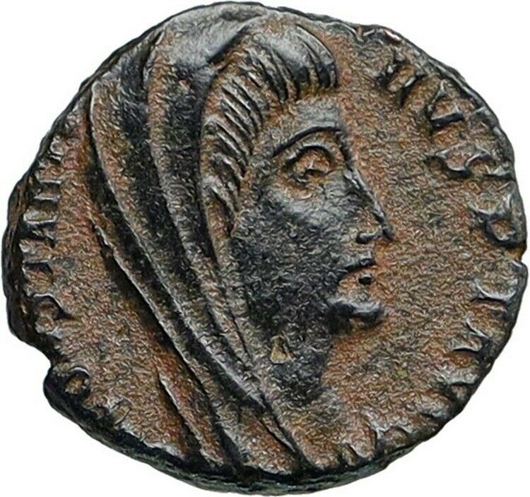 CONSTANTINE I the Great CHARIOT to GOD HAND in HEAVEN Ancient Roman Coin i86750