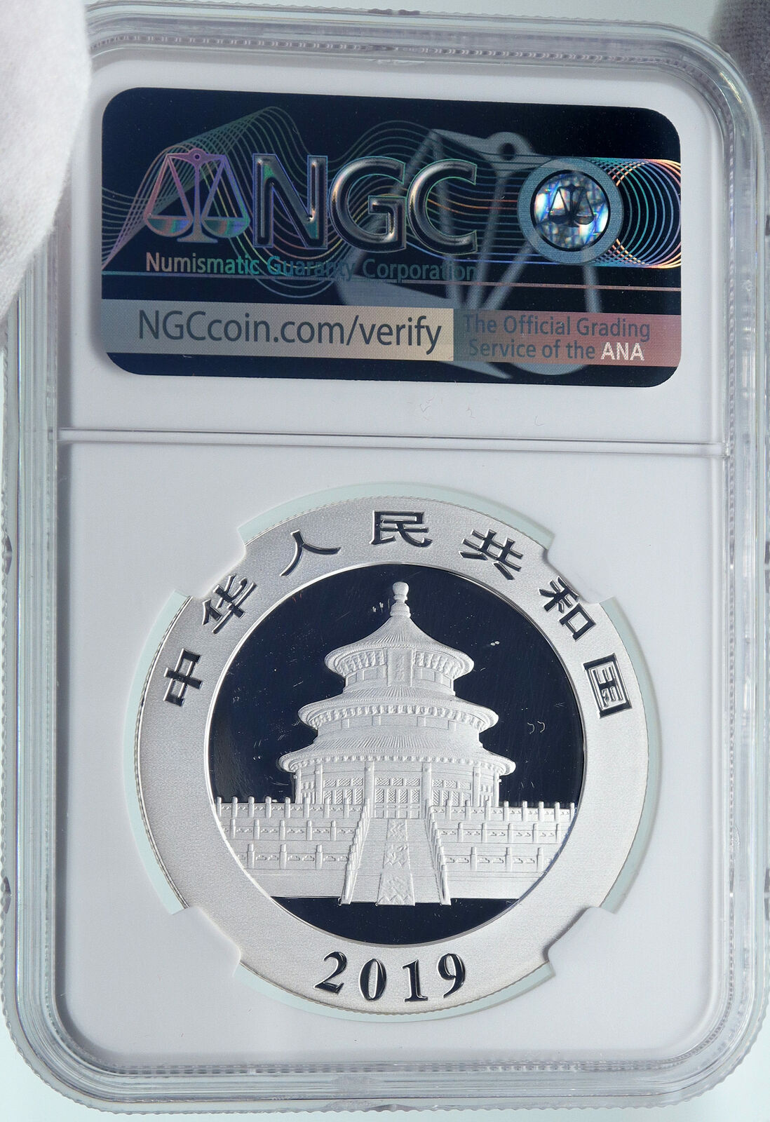 2019 CHINA PANDA MOM with CUB Proof Silver 10 Yuan Chinese Coin NGC MS70 i86680