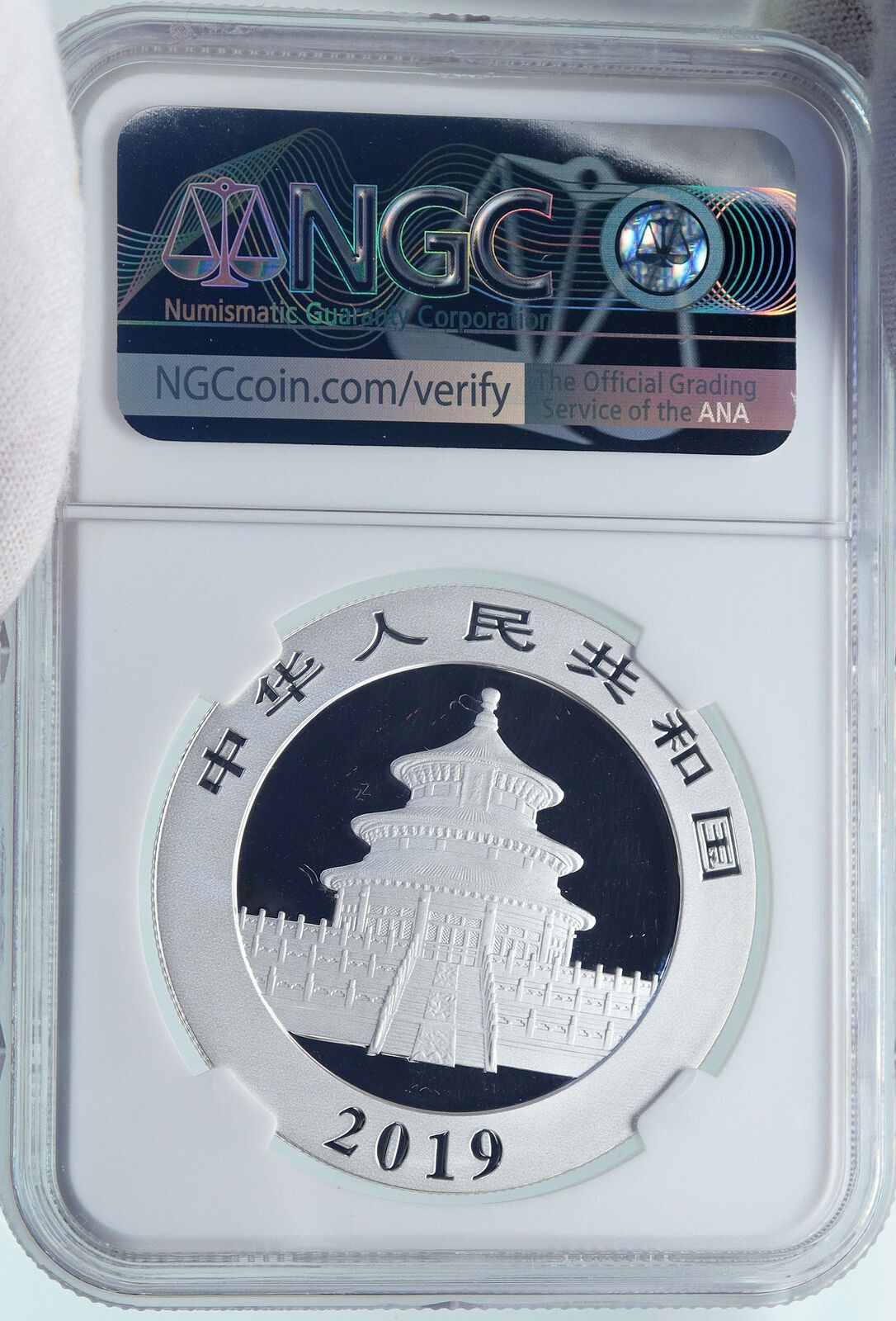 2019 CHINA PANDA MOM with CUB Proof Silver 10 Yuan Chinese Coin NGC MS70 i86686