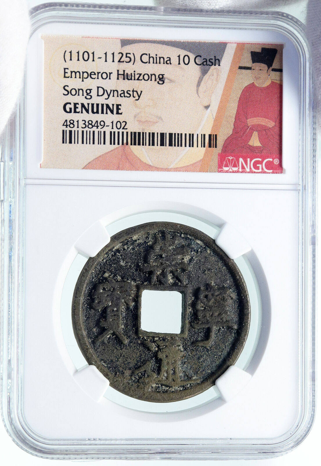 1101AD CHINESE Northern Song Dynasty Antique HUI ZONG Cash Coin CHINA NGC i86696