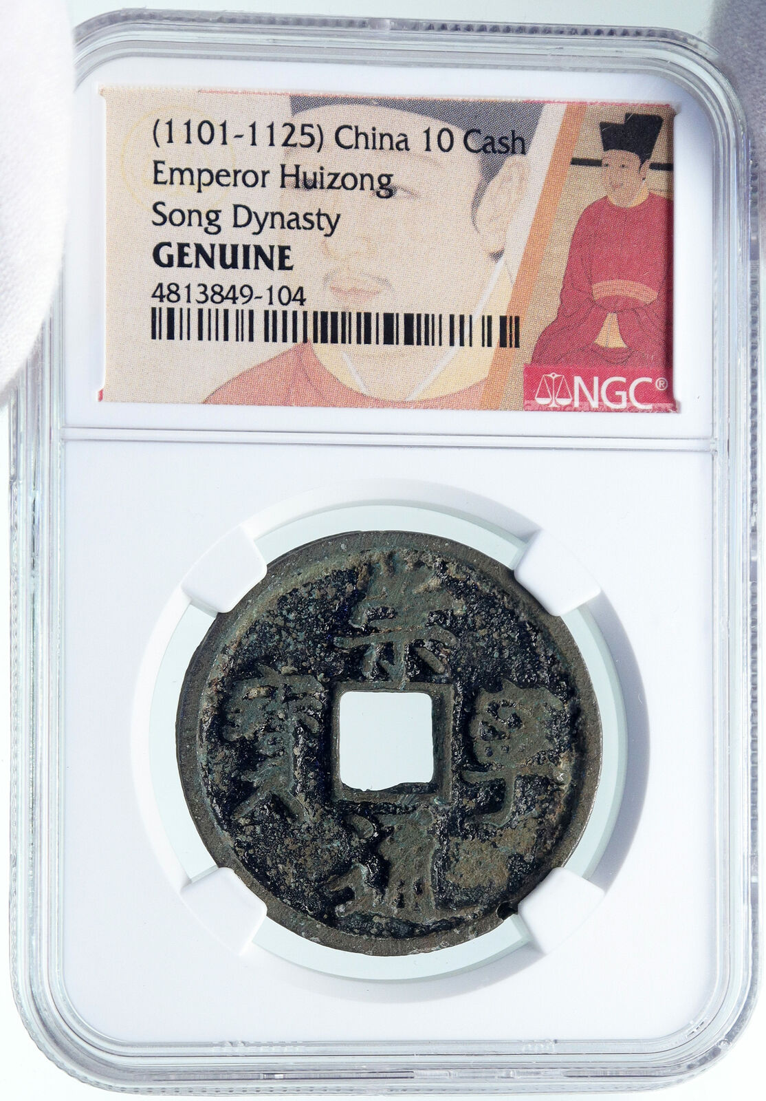 1101AD CHINESE Northern Song Dynasty Antique HUI ZONG Cash Coin CHINA NGC i86694