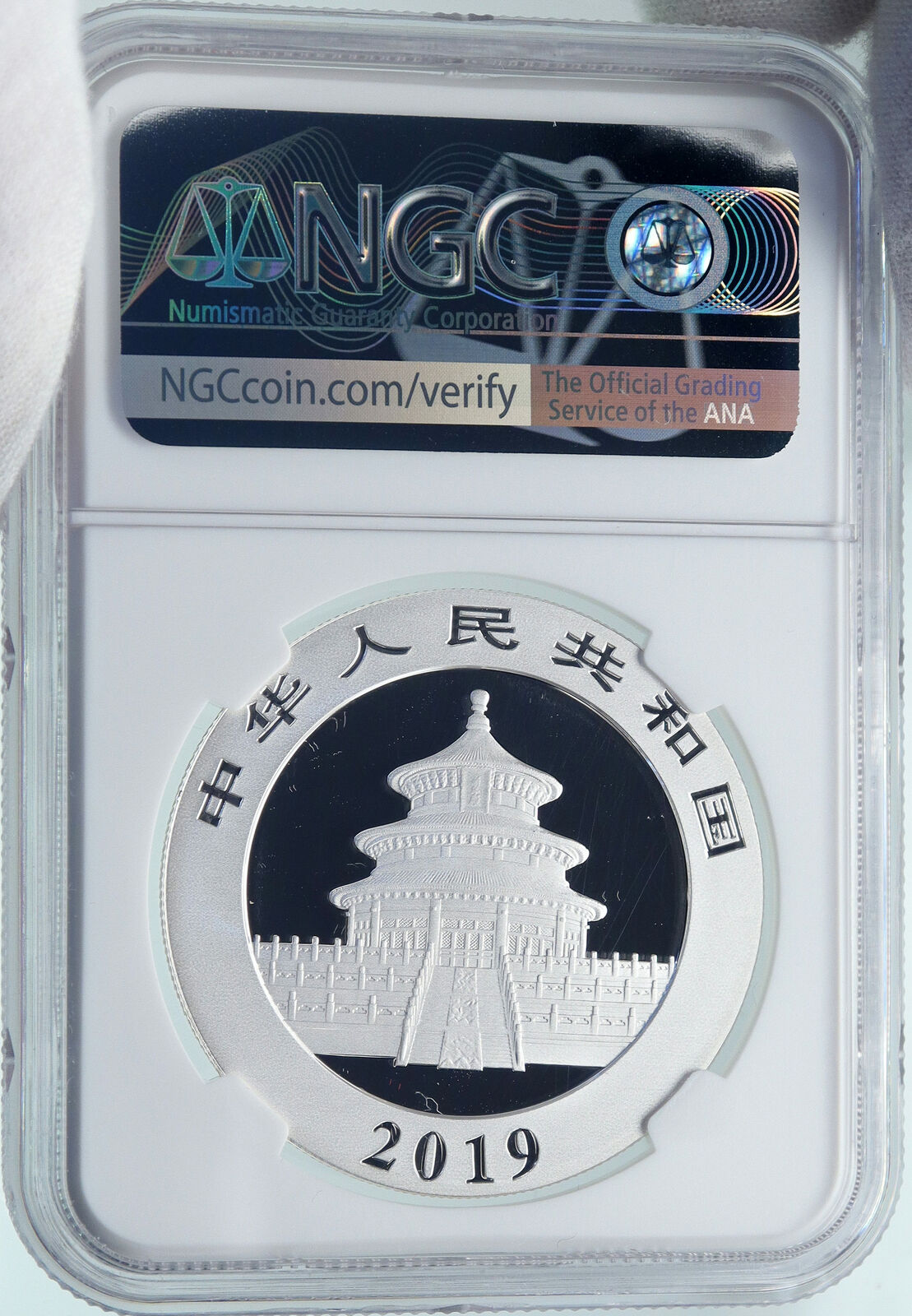 2019 CHINA PANDA MOM with CUB Proof Silver 10 Yuan Chinese Coin NGC MS70 i86685