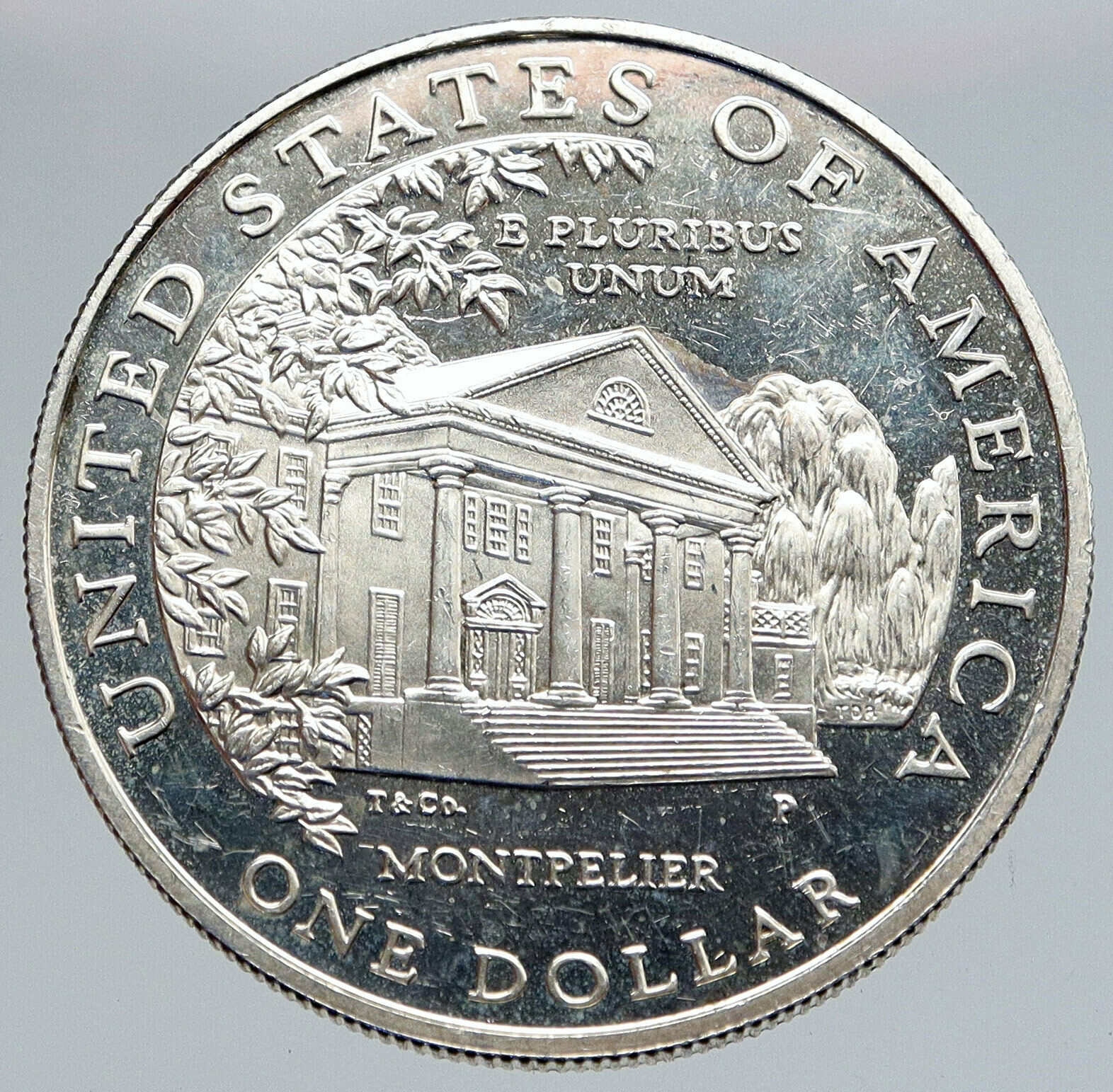 1999 USA United States FIRST LADY DOLLEY MADISON Montpelier Silver $ Coin i86833