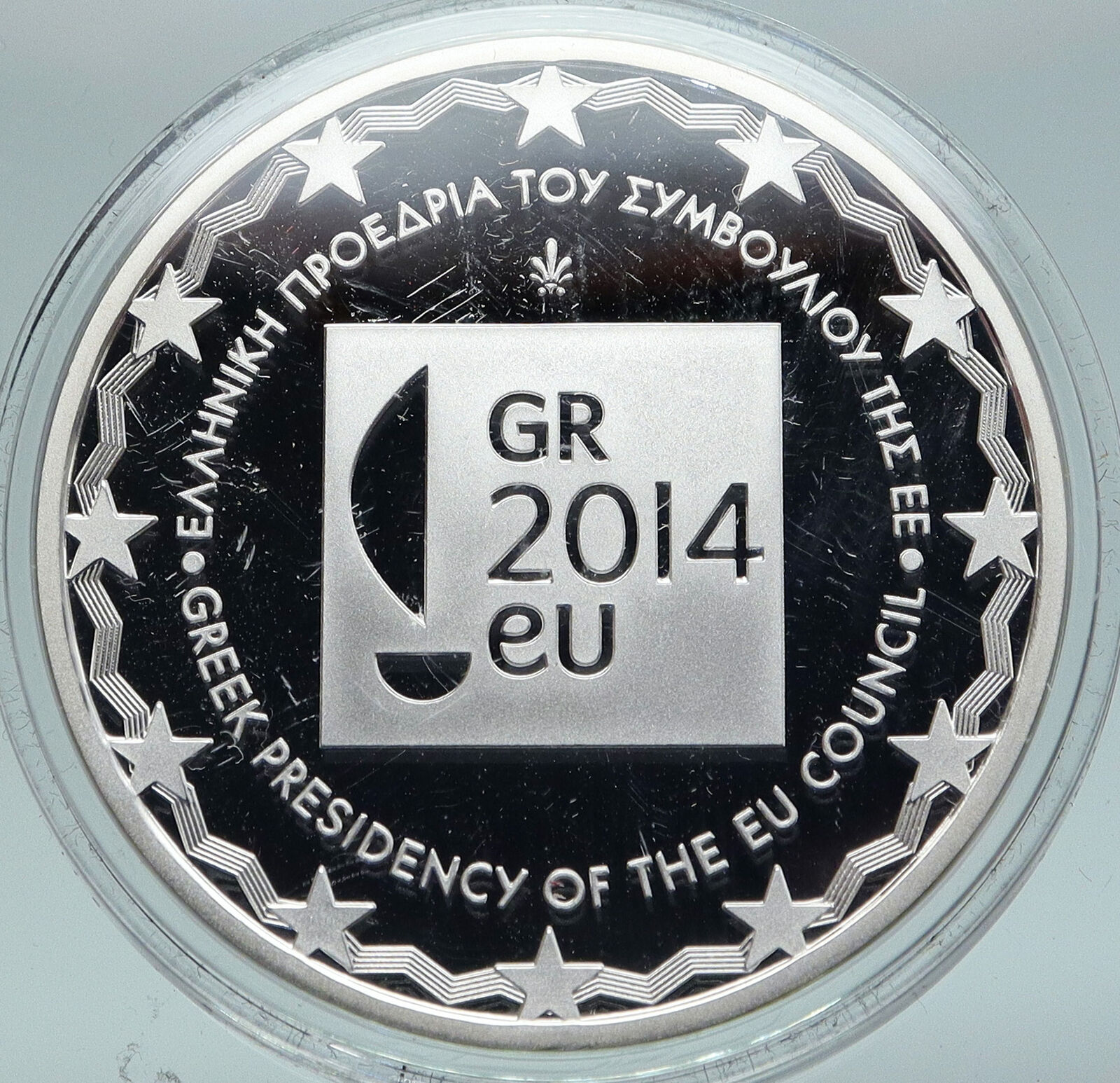 2014 GREECE National Park MOUNT OLYMPUS at Dion Proof Silver 10 Euro Coin i86920