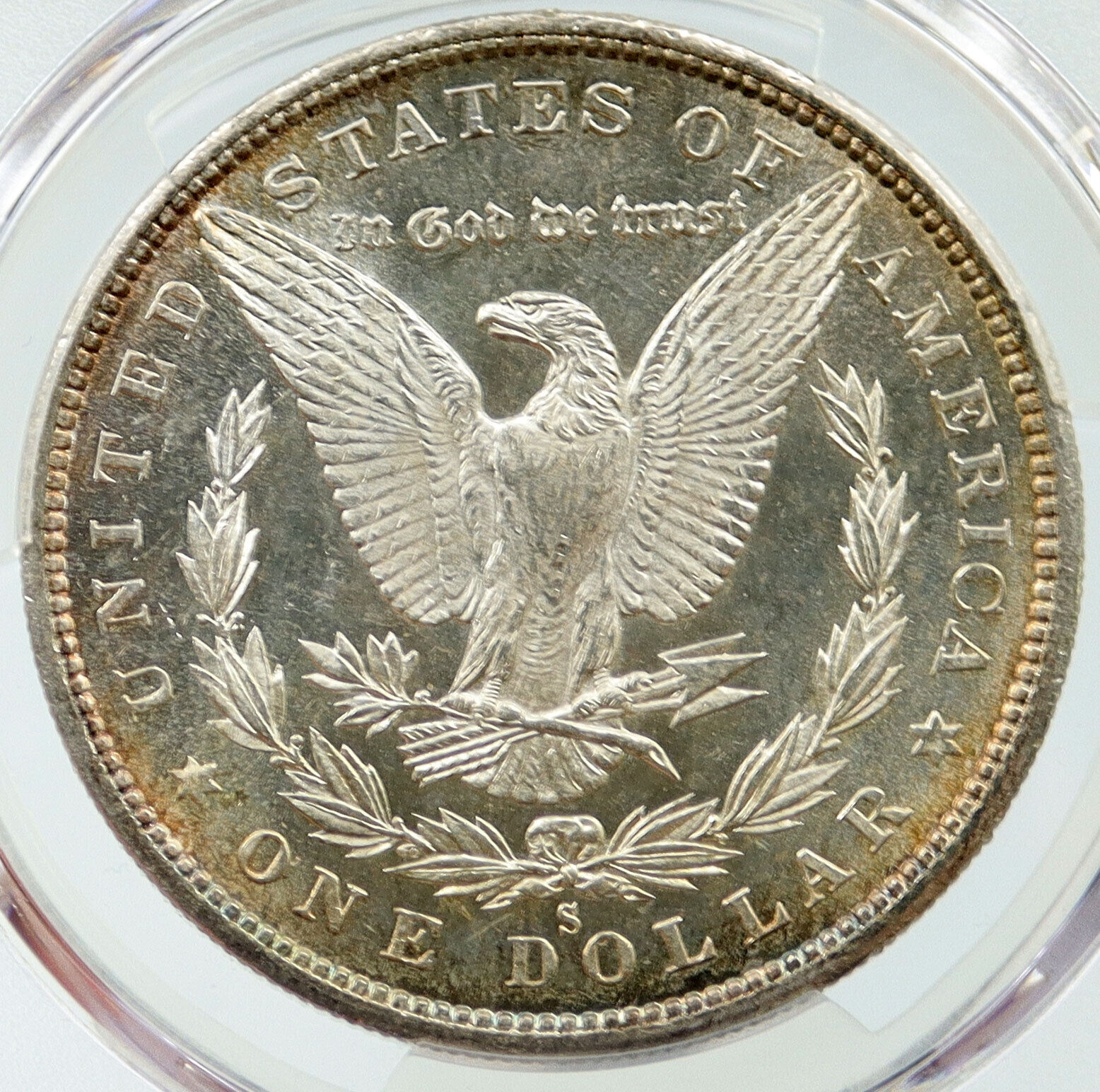 1880S UNITED STATES America PROOFLIKE SILVER Morgan US Dollar Coin PCGS i114991