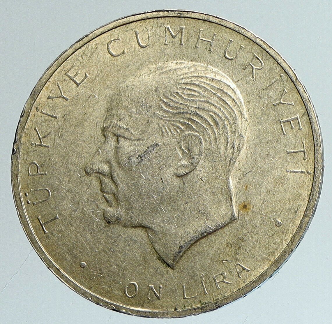 1960 Turkey 27 May REVOLUTION Silver 10 Lira Coin Mustafa Kemal Atatürk i111615