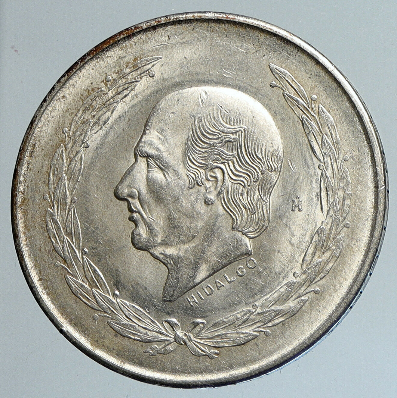 1952 MEXICO Mexican Independence War Hero HIDALGO Silver 5 Pesos Coin i111644