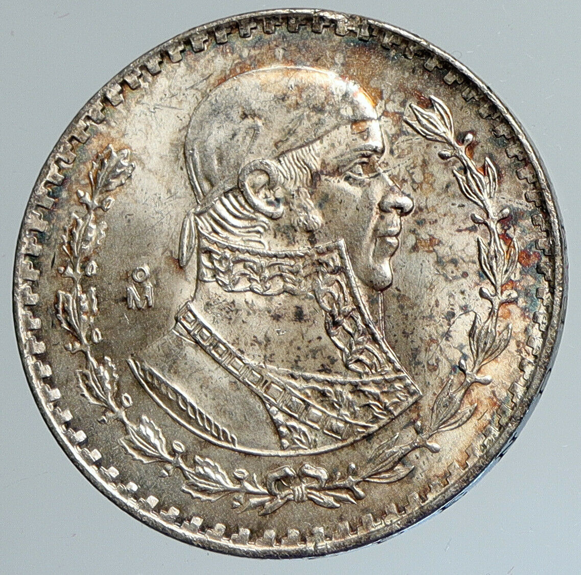 1963 Mexican Independence War HERO Jose Maria Morelos Peso Coin Mexico i111652