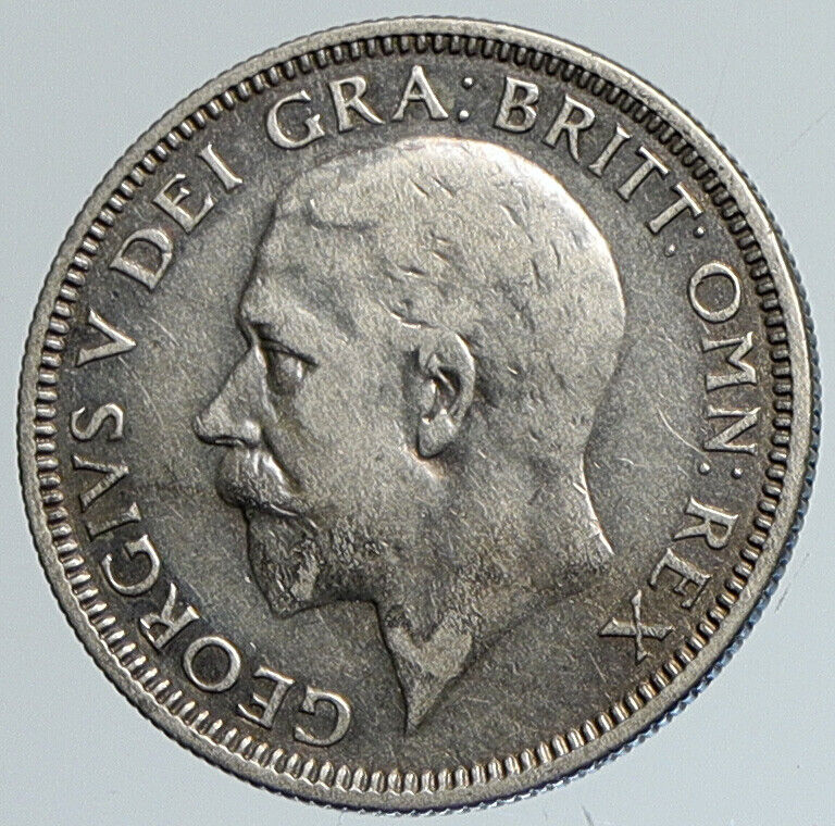 1935 United Kingdom UK Great Britain GEORGE V Lion Silver Shilling Coin i111659