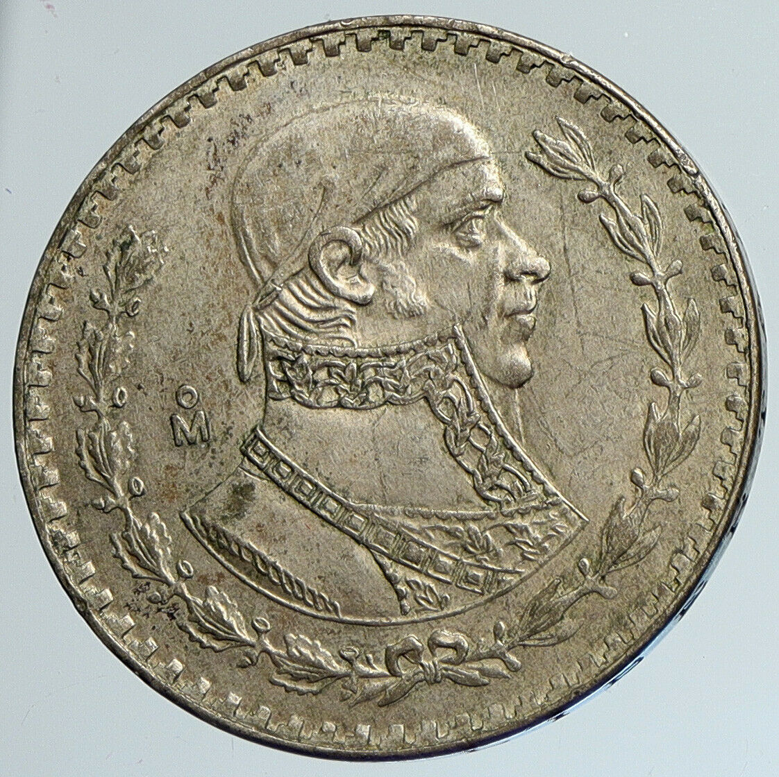 1958 Mexican Independence War HERO Jose Maria Morelos Peso Coin Mexico i111651