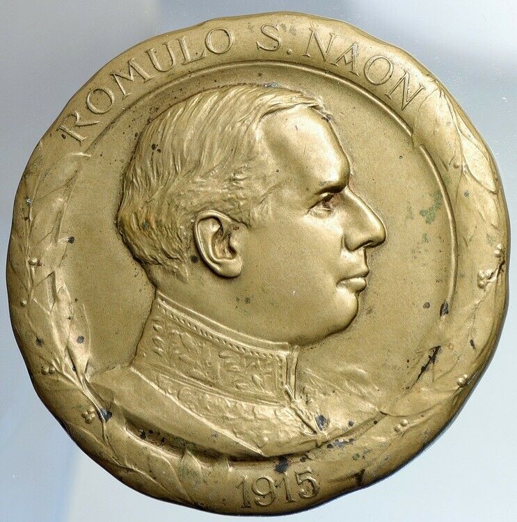 1915 ARGENTINA Romulo S Naon AMBASSADOR TO THE US Antique VINTAGE Medal i111786