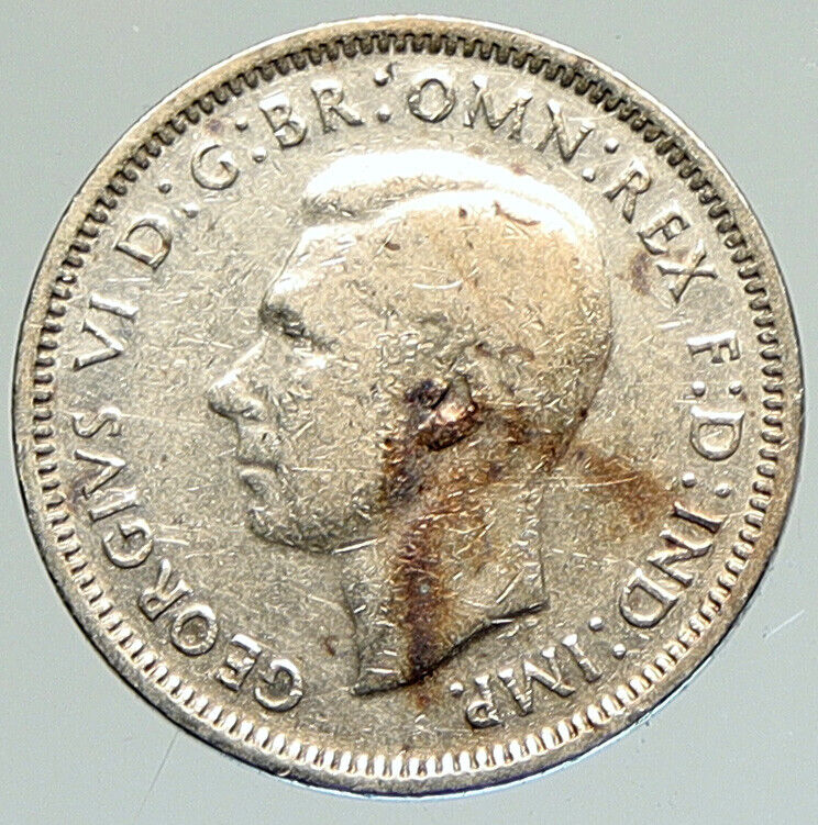 1941 AUSTRALIA King George VI of United Kingdom Silver Shilling Coin RAM i111866