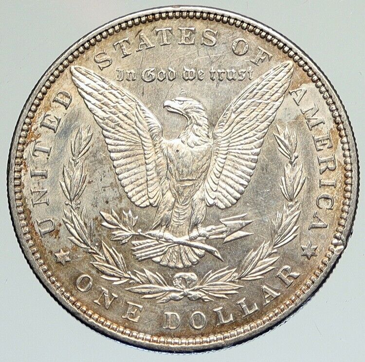 1898 P UNITED STATES of America SILVER Morgan Vintage Dollar Coin EAGLE i111841