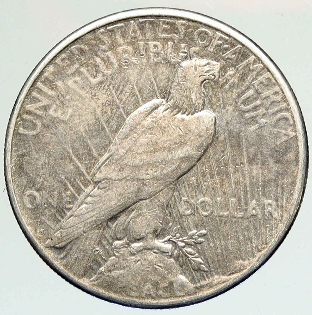 1923 S US Antique Silver PEACE DOLLAR United States Coin LIBERTY & EAGLE i111919