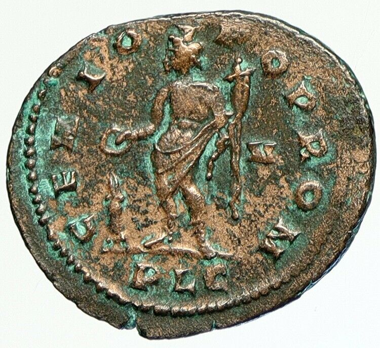 CONSTANTINE I the Great Authentic Ancient OLD Roman Coin GENIUS REGALIA i112144