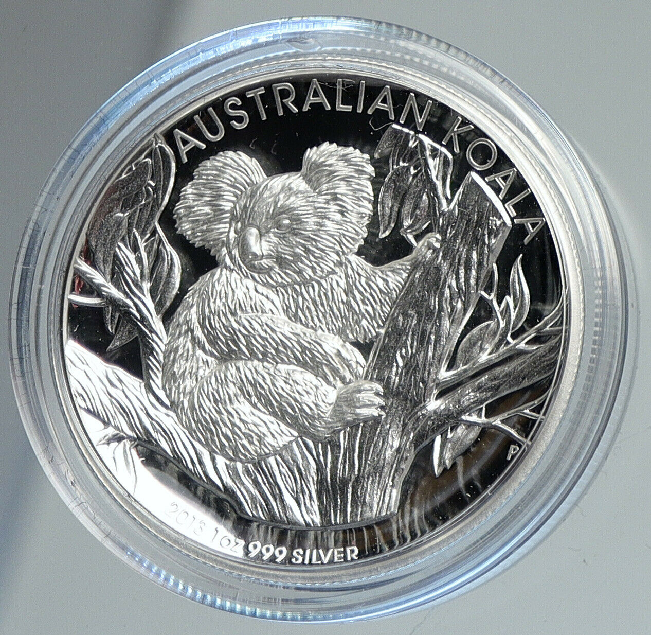 2013 AUSTRALIA UK Queen Elizabeth II KOALA Genuine Proof Silver $ Coin i112309