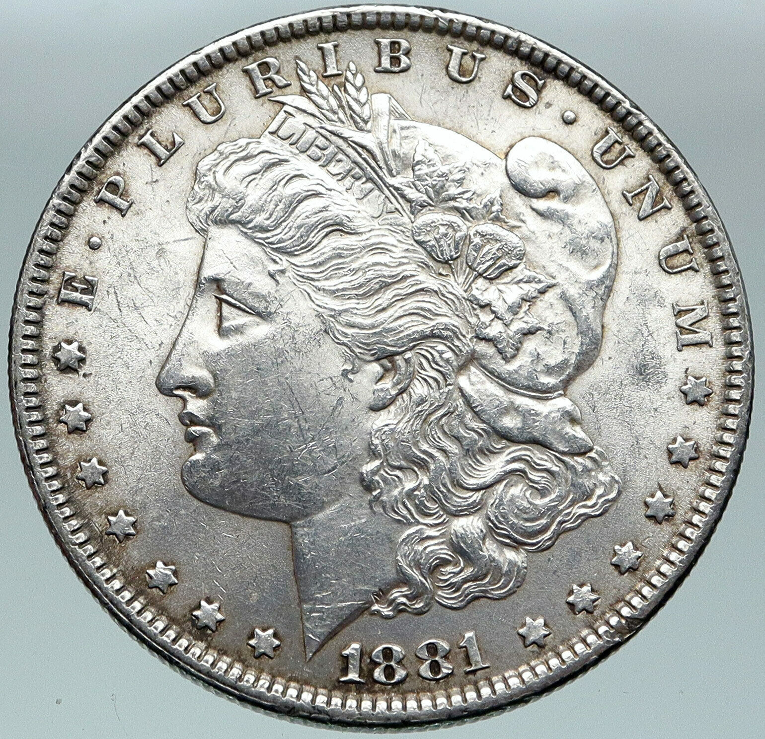 1881 UNITED STATES of America SILVER Morgan US Dollar Coin EAGLE i87460