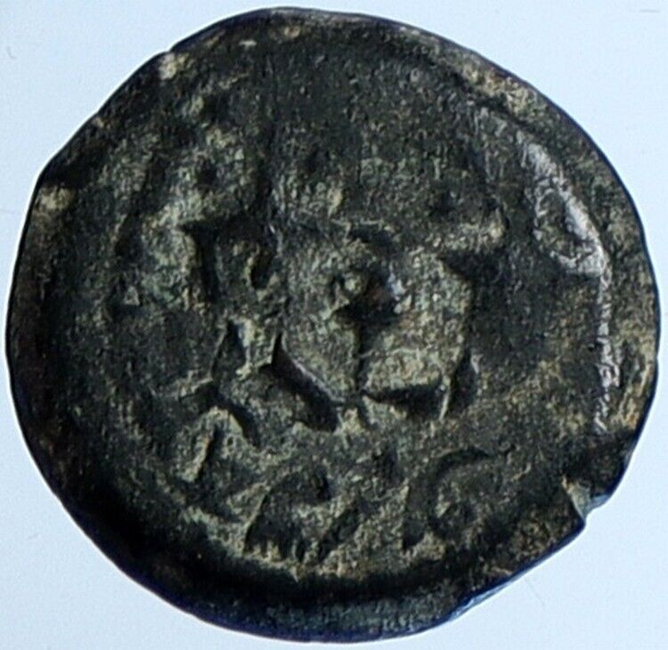 ALEXANDER JANNAEUS Biblical Jerusalem Jewish Widow's Mite Coin Hend 1145 i110540