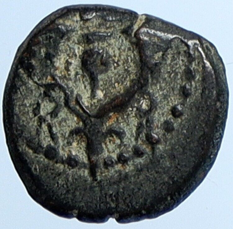 ALEXANDER JANNAEUS Biblical Jerusalem Jewish Widow's Mite Coin Hend 1145 i110547