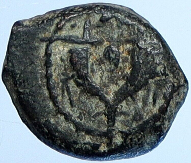 JOHN HYRCANUS Jerusalem JEWISH Biblical Widows Mite Coin Hendin 1135 i110695