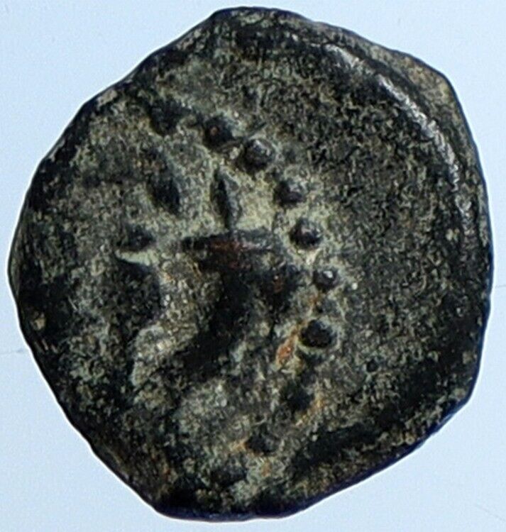 ALEXANDER JANNAEUS Biblical Jerusalem Jewish Widow's Mite Coin Hend 1145 i110567