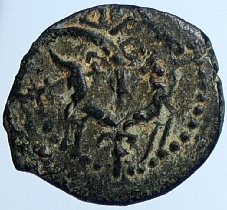 ALEXANDER JANNAEUS Biblical Jerusalem Jewish Widow's Mite Coin Hend 1145 i110553