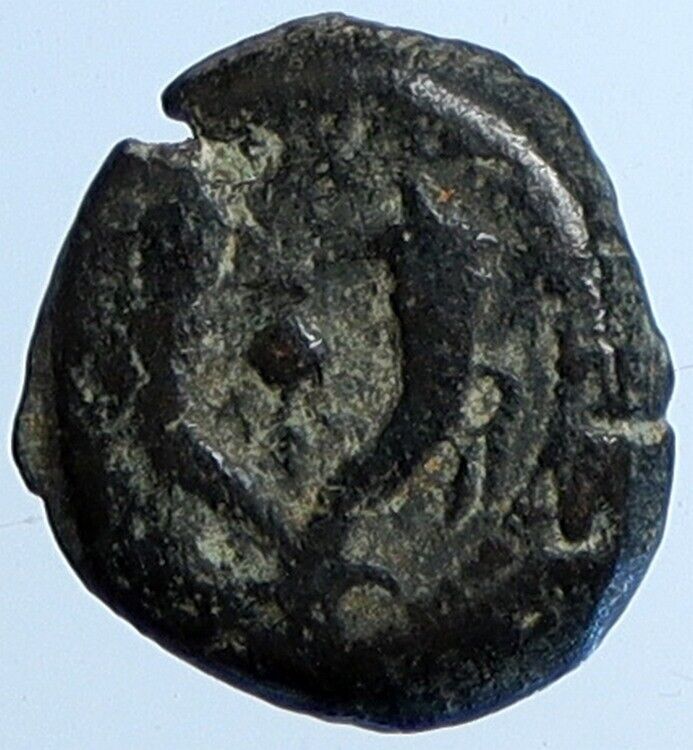 ALEXANDER JANNAEUS Biblical Jerusalem Jewish Widow's Mite Coin Hend 1145 i110565