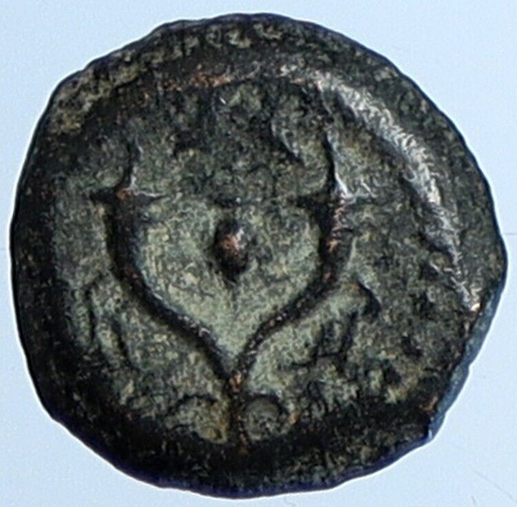 ALEXANDER JANNAEUS Biblical Jerusalem Jewish Widow's Mite Coin Hend 1145 i110546