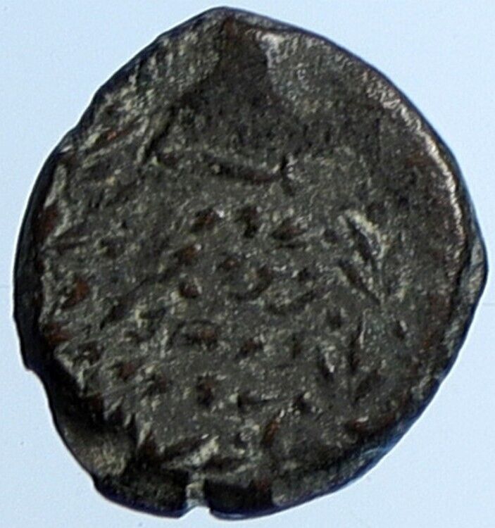 ALEXANDER JANNAEUS Biblical Jerusalem Jewish Widow's Mite Coin Hend 1146 i110591