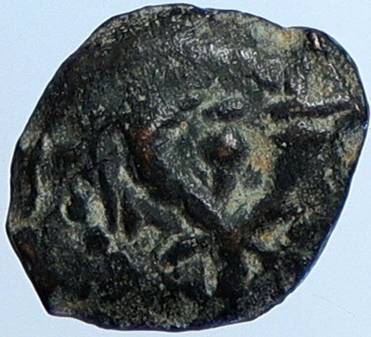 ALEXANDER JANNAEUS Biblical Jerusalem Jewish Widow's Mite Coin Hend 1145 i110590