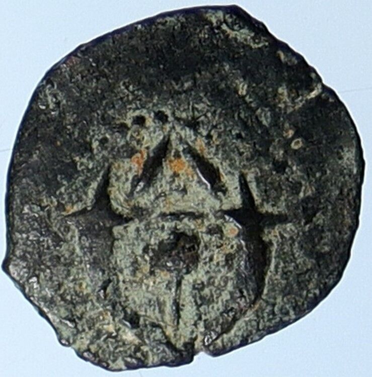 ALEXANDER JANNAEUS Biblical Jerusalem Jewish Widow's Mite Coin Hend 1145 i110596