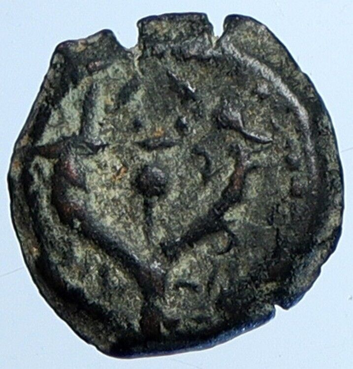 ALEXANDER JANNAEUS Biblical Jerusalem Jewish Widow's Mite Coin Hend 1145 i110585