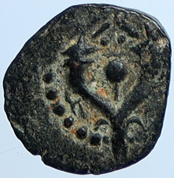 ALEXANDER JANNAEUS Biblical Jerusalem Jewish Widow's Mite Coin Hend 1145 i110574