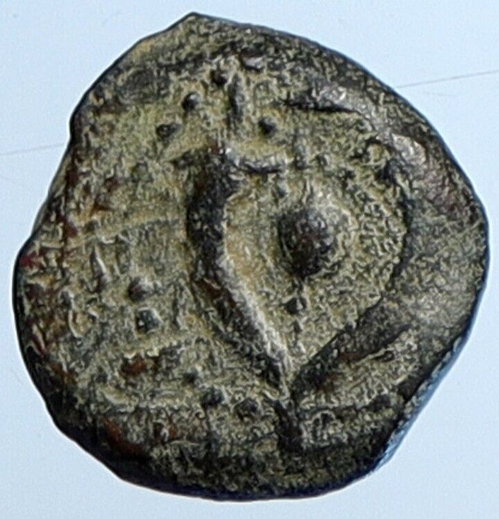 ALEXANDER JANNAEUS Biblical Jerusalem Jewish Widow's Mite Coin Hend 1145 i110600