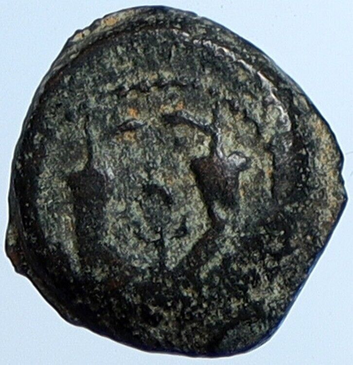 ALEXANDER JANNAEUS Biblical Jerusalem Jewish Widow's Mite Coin Hend 1146 i110573