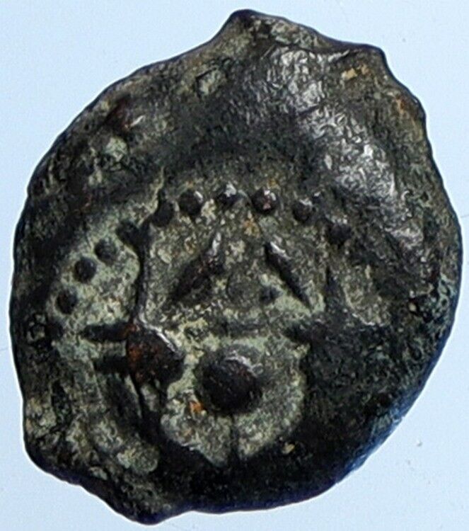 ALEXANDER JANNAEUS Biblical Jerusalem Jewish Widow's Mite Coin Hend 1145 i110584