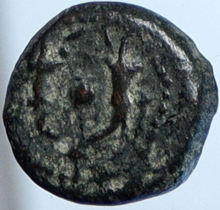 ALEXANDER JANNAEUS Biblical Jerusalem Jewish Widow's Mite Coin Hend 1144 i110613