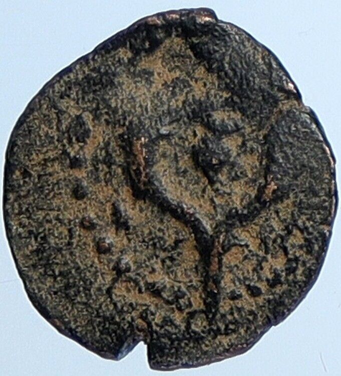 ALEXANDER JANNAEUS Biblical Jerusalem Jewish Widow's Mite Coin Hend 1145 i110595