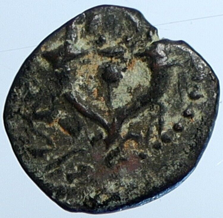 ALEXANDER JANNAEUS Biblical Jerusalem Jewish Coin Hend 1145 OVERSTRIKE i110598