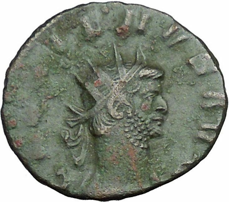 GALLIENUS son of Valerian I Ancient Roman Coin Forethought Goddes Cult i34079