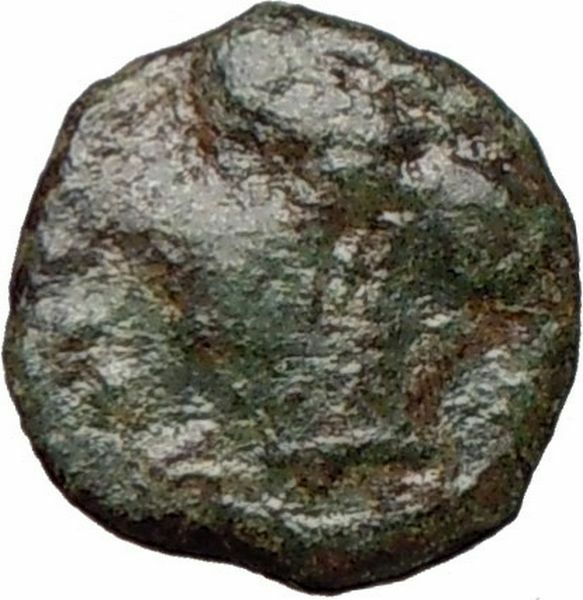 HIMERA Sicily 420BC Ancient Greek Coin Nymph & LAUREL WREATH of success i25037