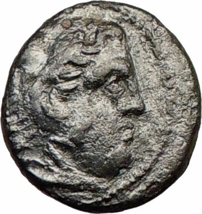 Kassander Macedonian King 319BC Ancient Greek Coin w HERCULES & LION i21962