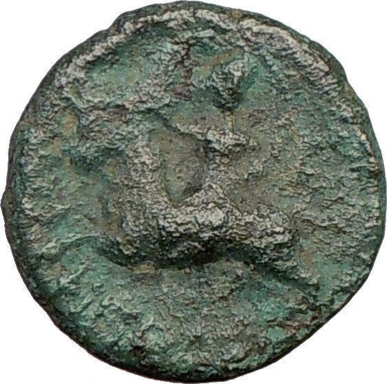 Amphipolis Macedonia ARTEMIS on Bull LEFT Ancient Greek Coin Rare i22703