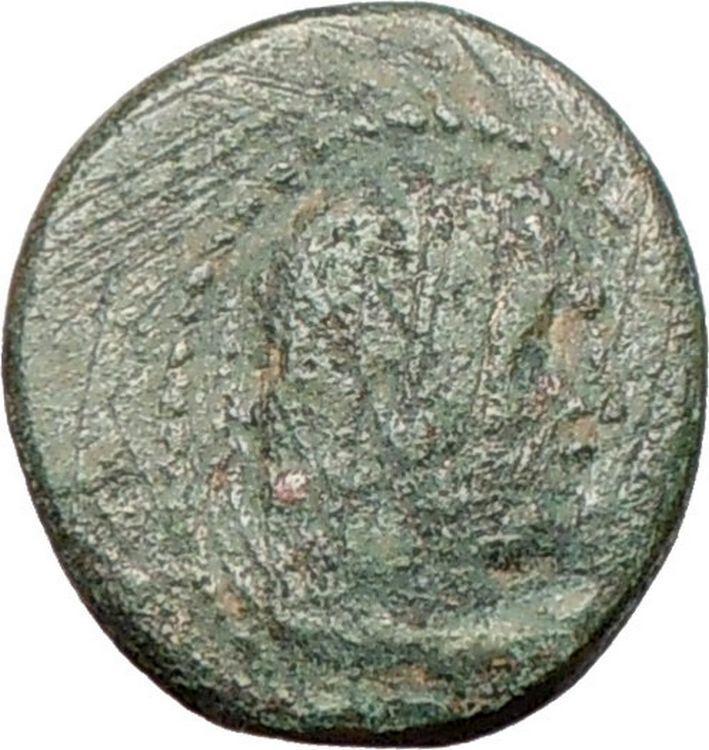 Sardes in Asia Minor 133BC Ancient Greek Coin Nude Apollo Hercules i27815