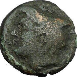 AINOS in THRACE 280BC Rare Authentic Ancient Greek Coin Hermes Caduceus i34308