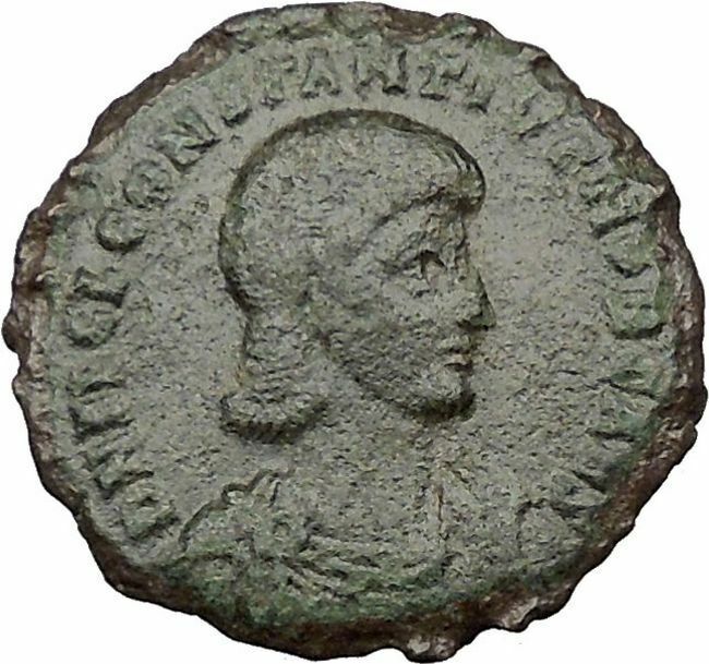 CONSTANTIUS GALLUS 351AD Roman Ancient Coin BATTLE Horse man i32295