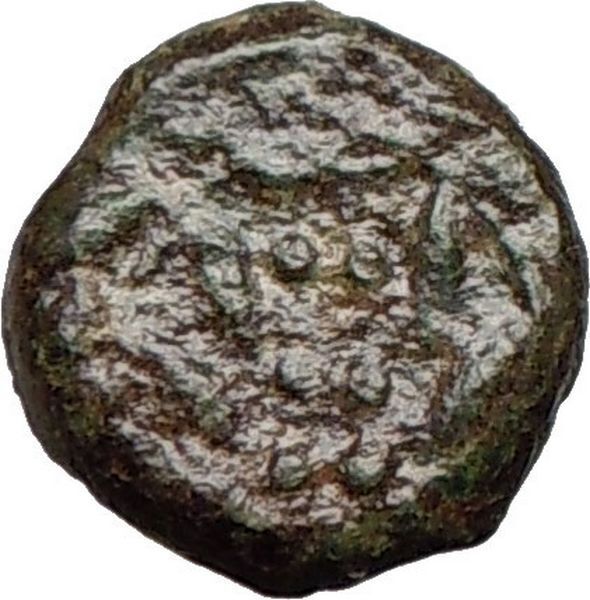 HIMERA Sicily 420BC Ancient Greek Coin Nymph & LAUREL WREATH of success i25037